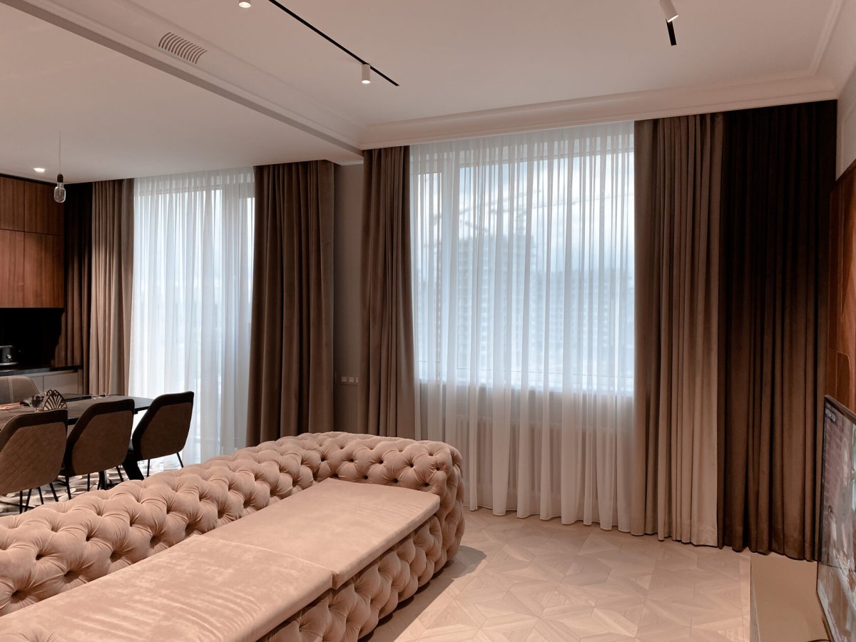 Дизайн штор для мужчины