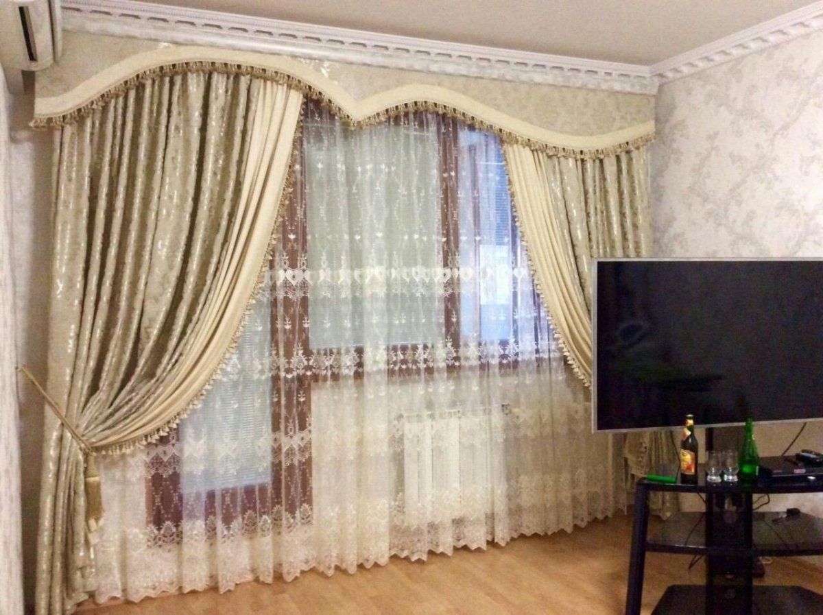 Ночные шторы для зала