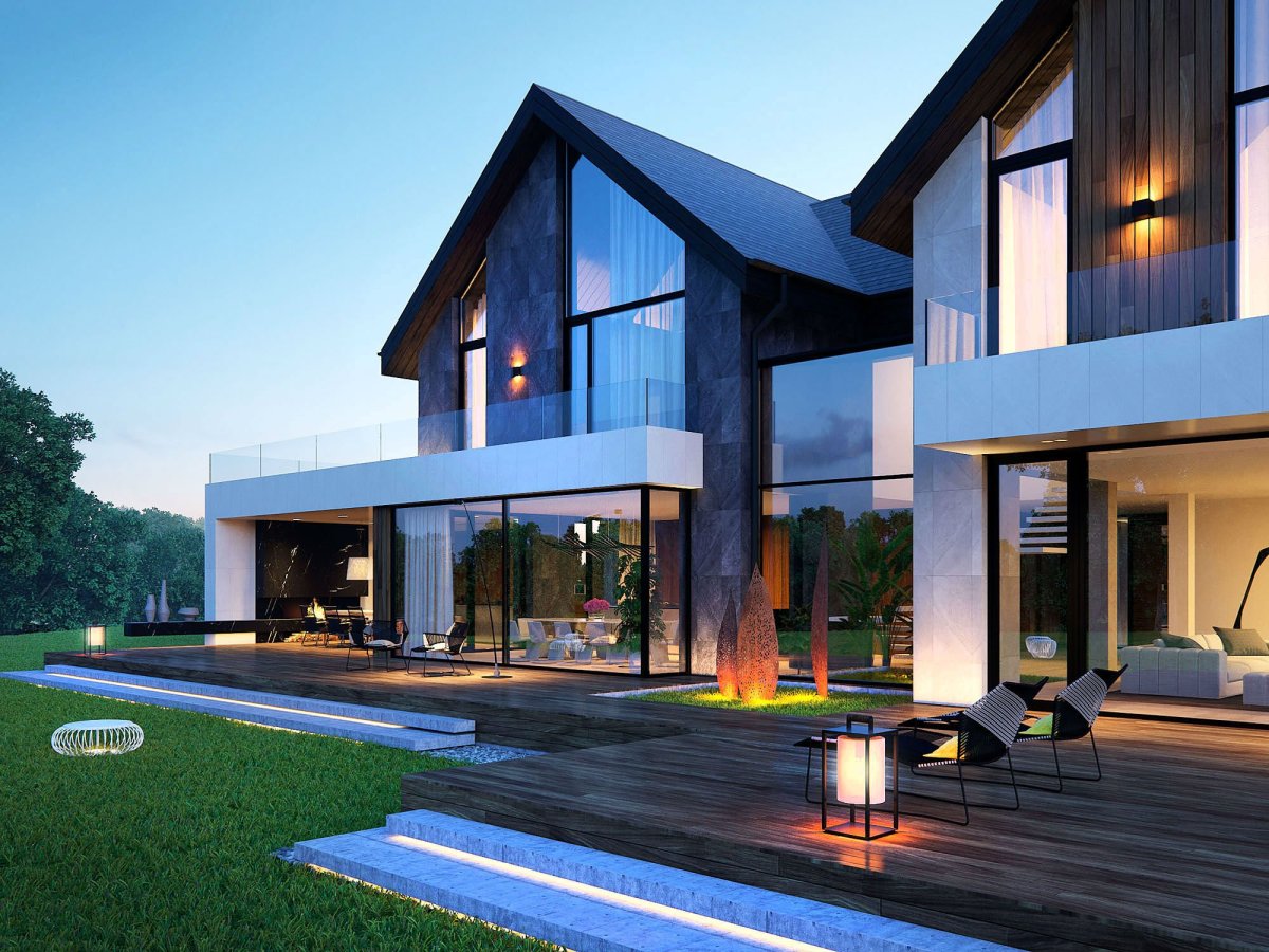 Стильный коттедж