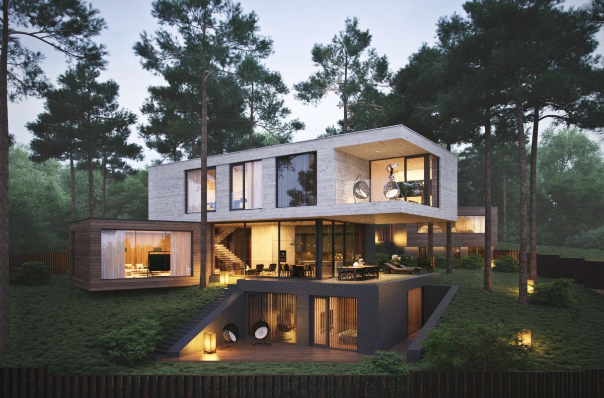 Современный коттедж