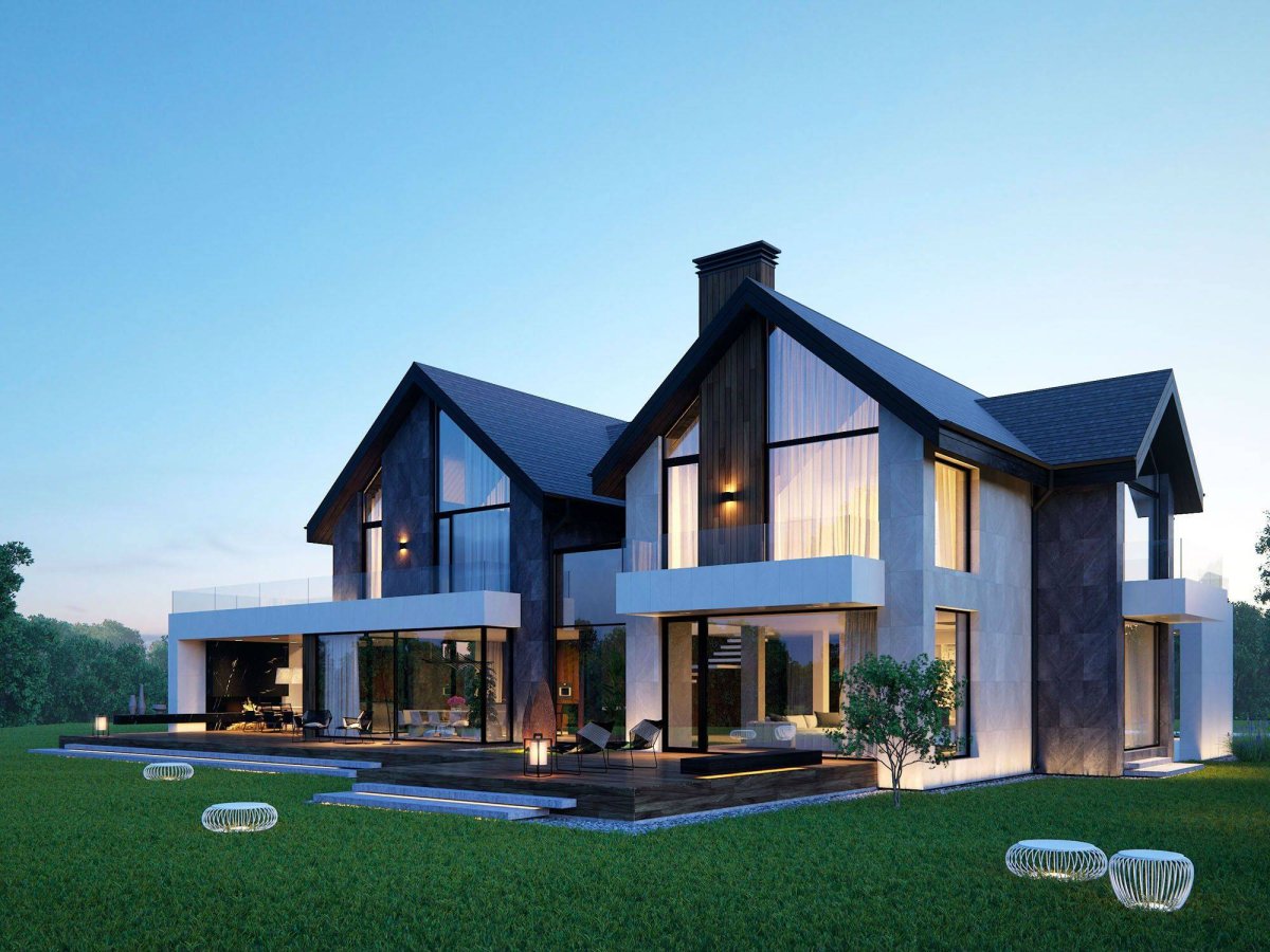 Красивые коттеджи