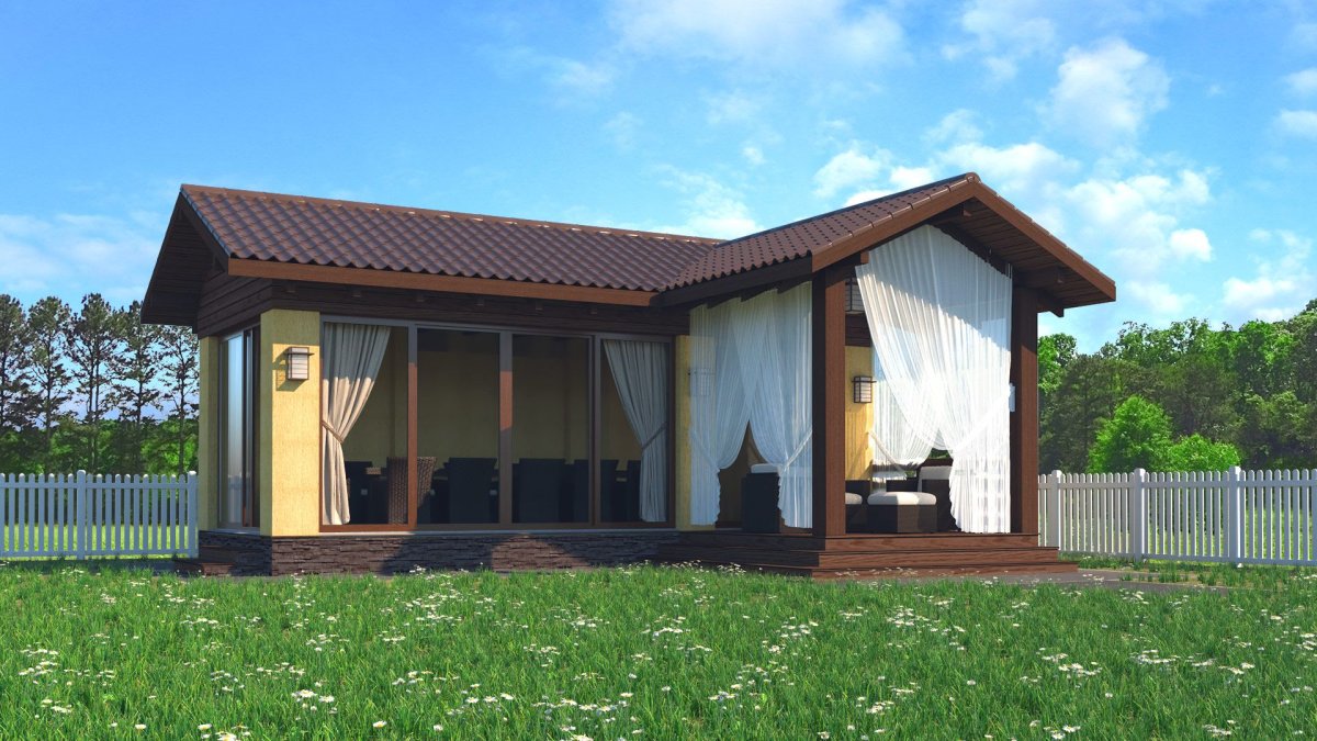 Каркасная беседка