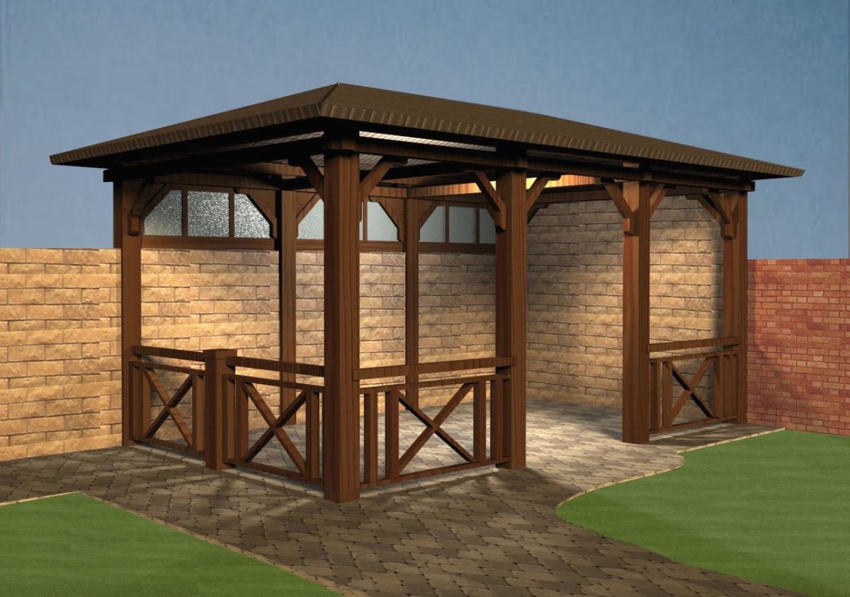 Летняя беседка