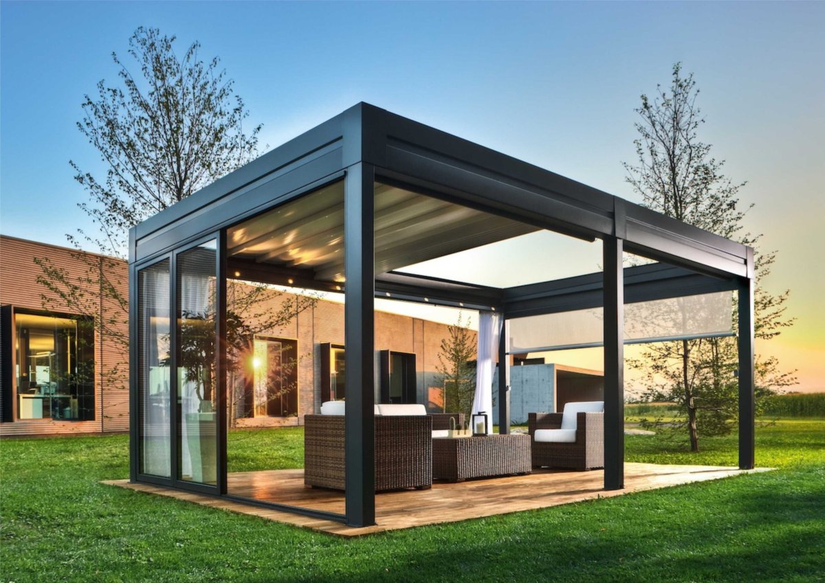 Барнхаус беседка барбекю