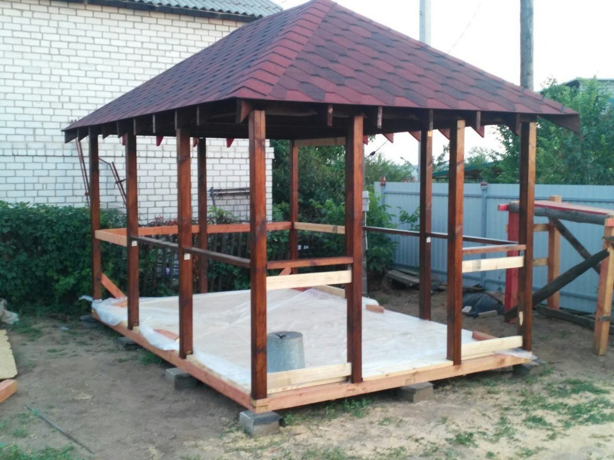 Беседка 3.5 на 4