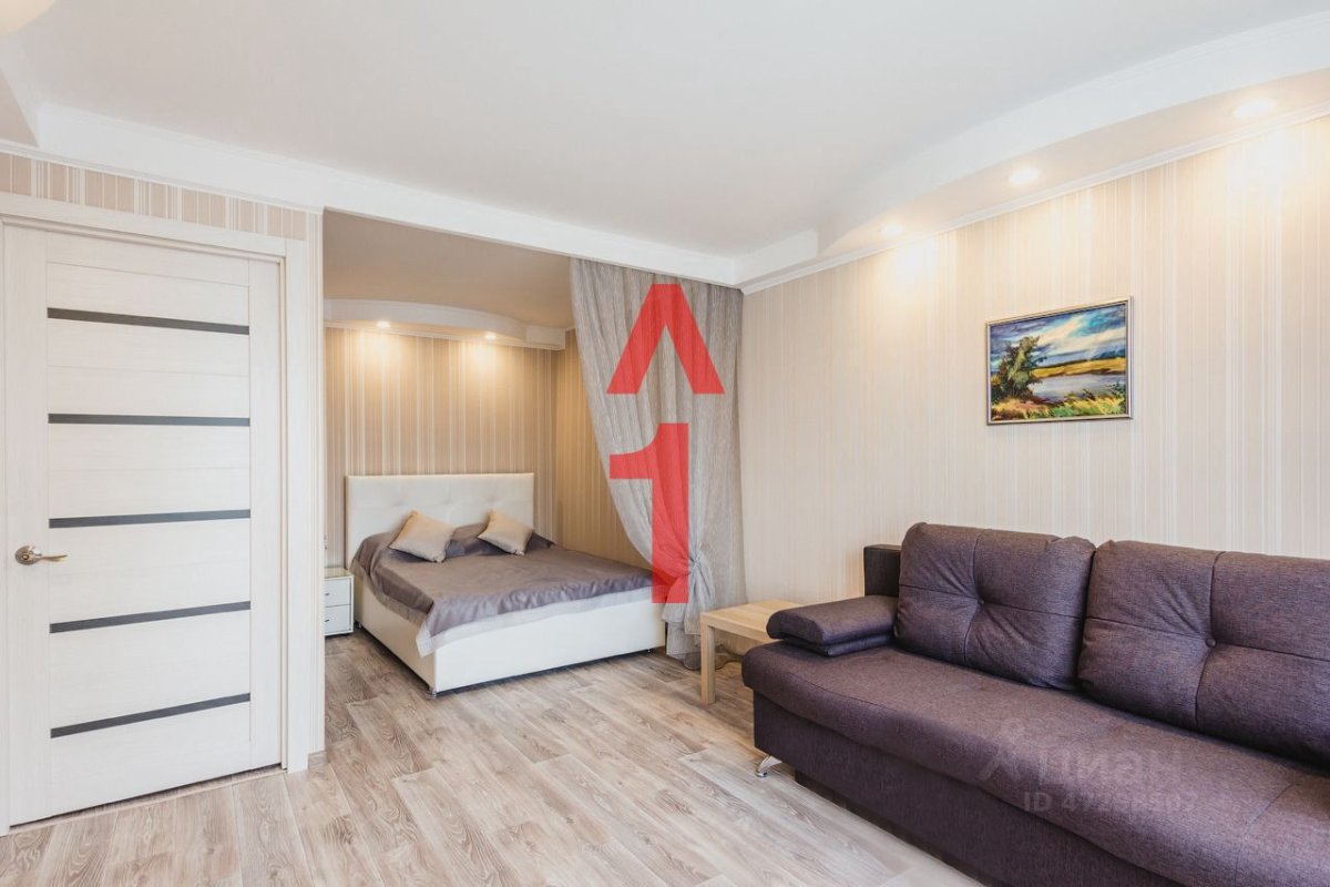 Комната с нишей в однокомнатной квартире