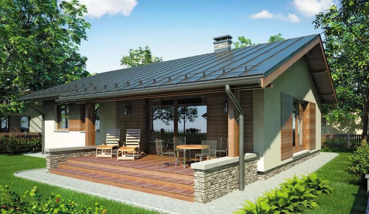 Одноэтажный дом 150кв