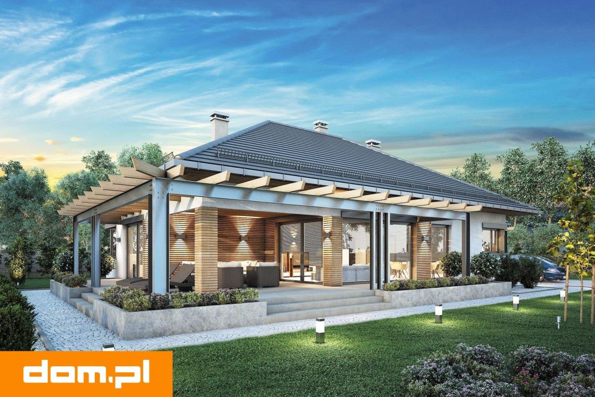 Одноэтажный дом 120кв с террасой