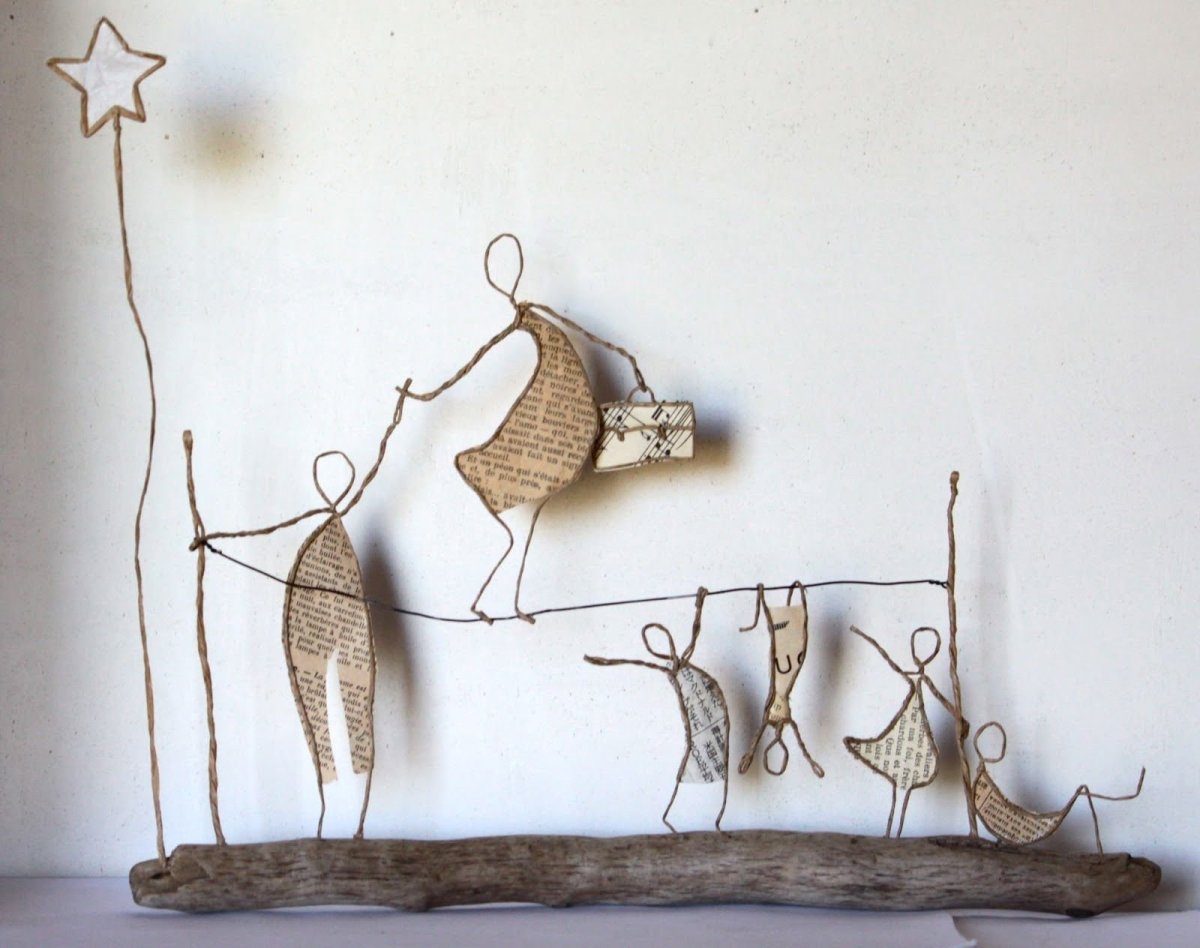 Фигурки из проволоки