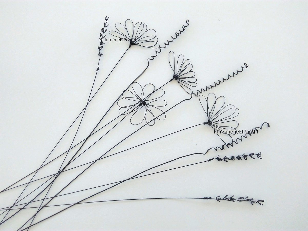 Листья из проволоки