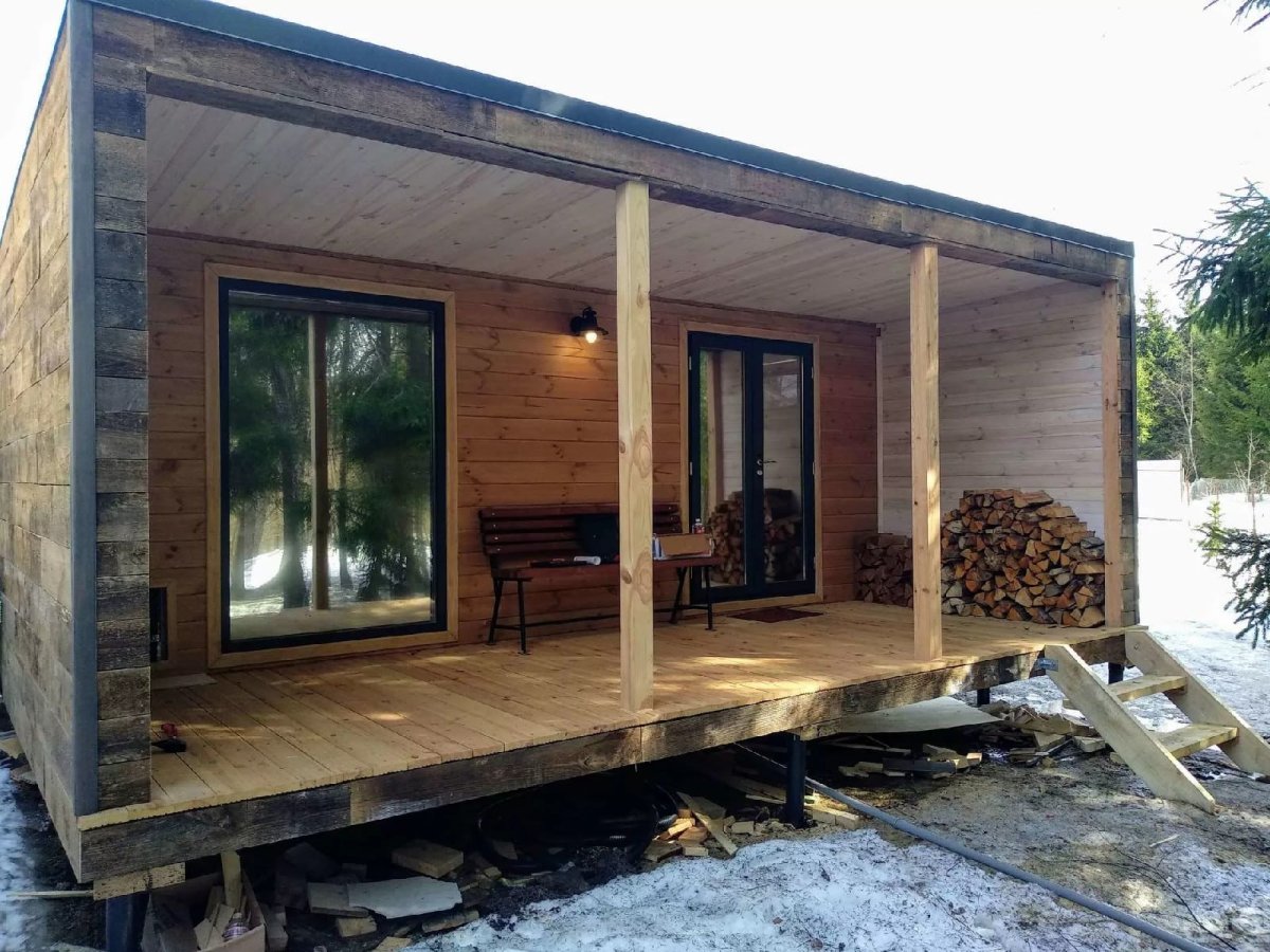 Дом из клееного бруса Альбатрос