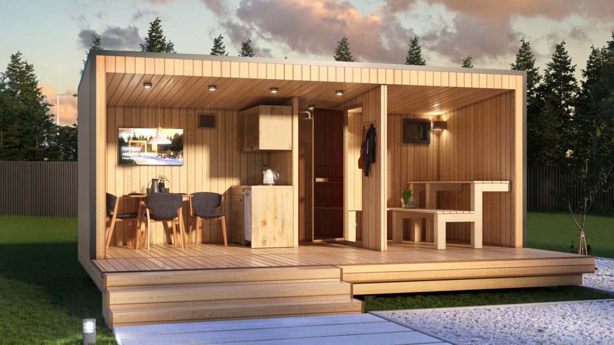 Проекты модульных бань