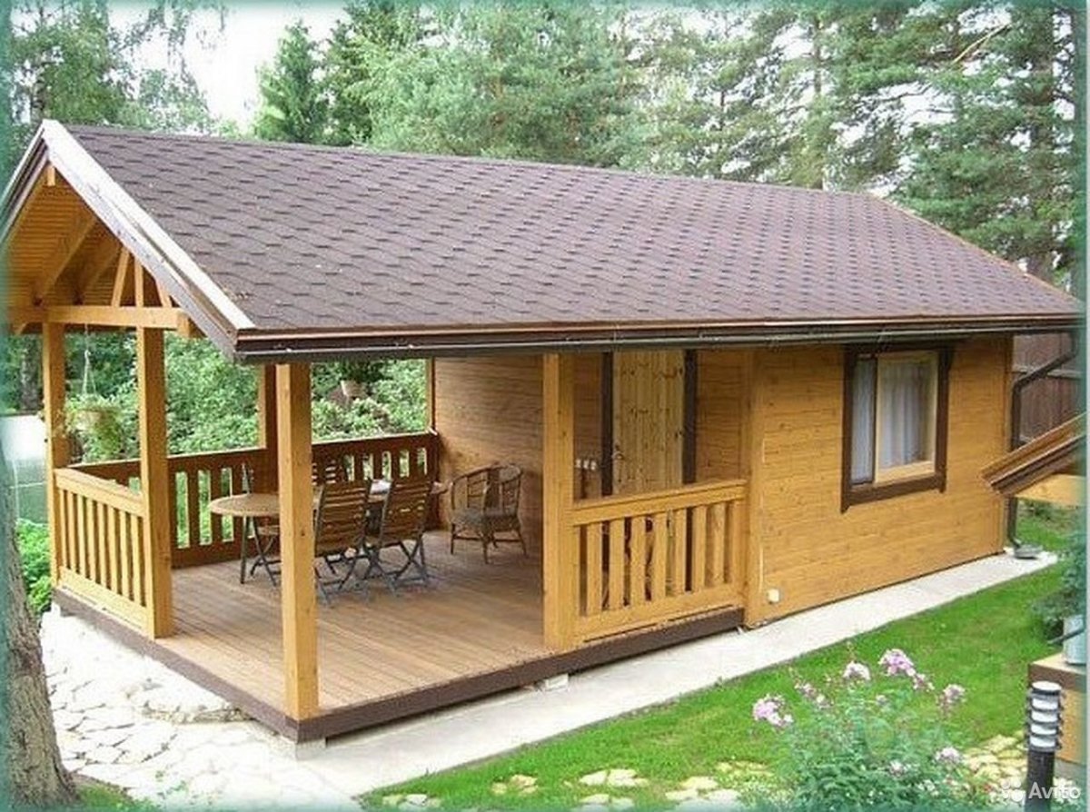 Баня 3 на 4 с беседкой