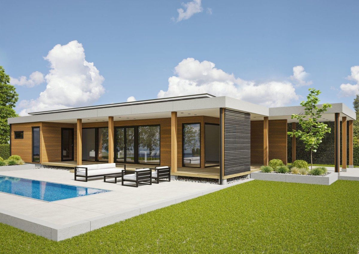 Финский дом Контио одноэтажный проект