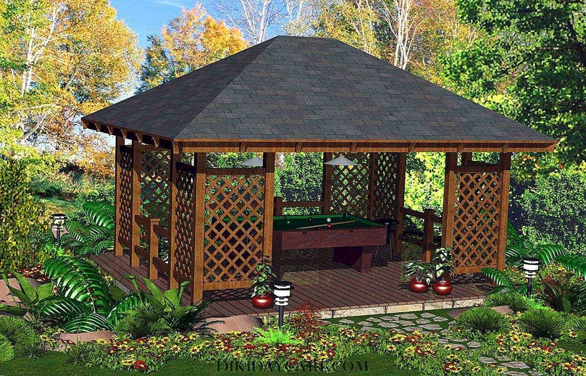 Красивые беседки