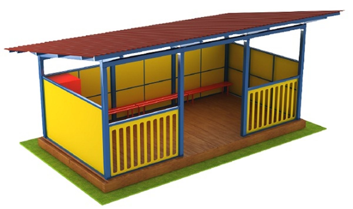 Теневой навес 2000х3000