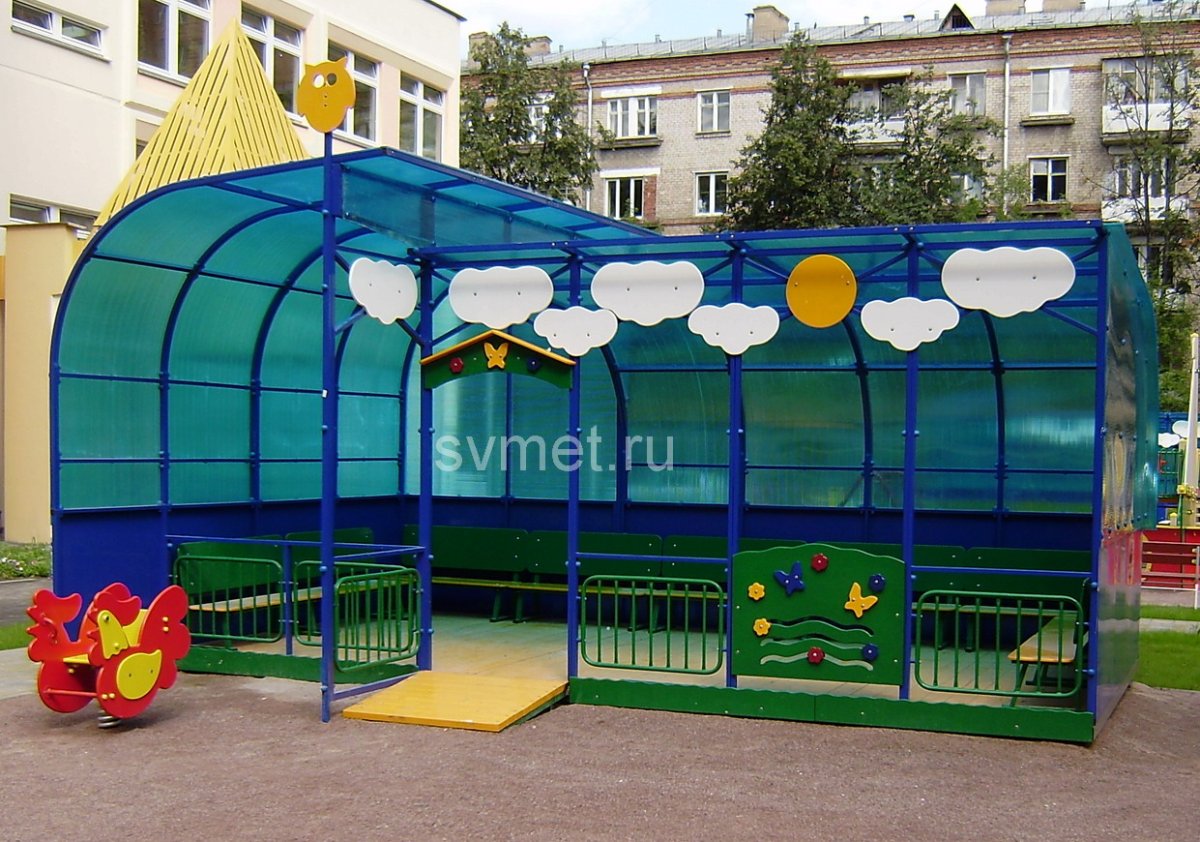 Детская веранда для детского сада