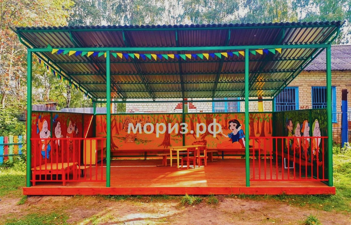 Уличные веранды для детского сада