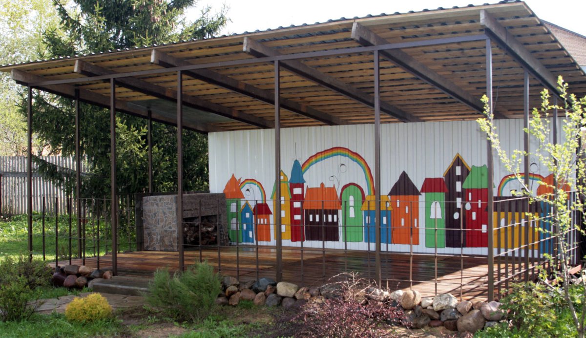 Веранда в детском саду