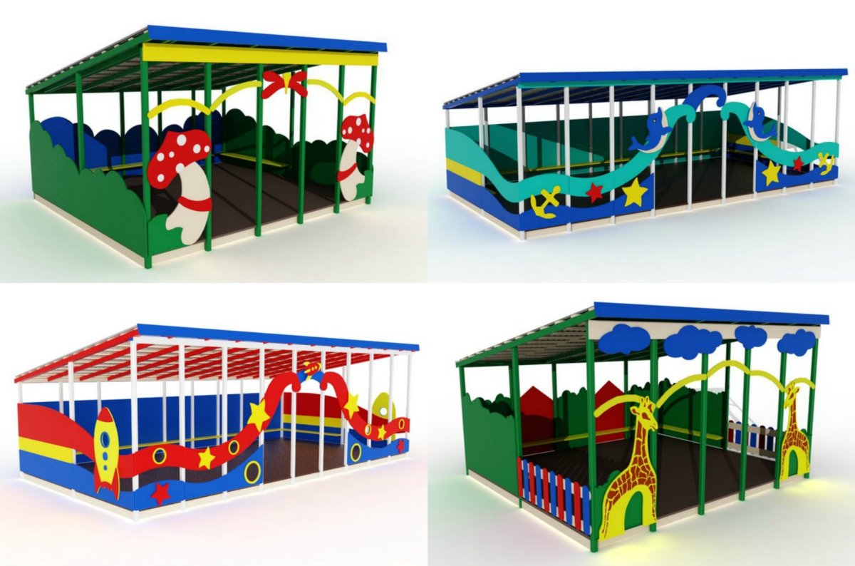 004390 - Теневой навес