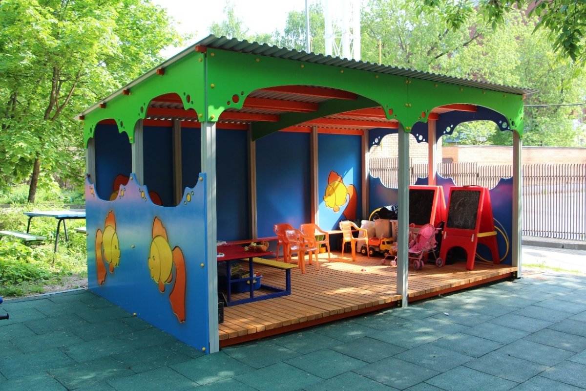 Детская веранда для детского сада