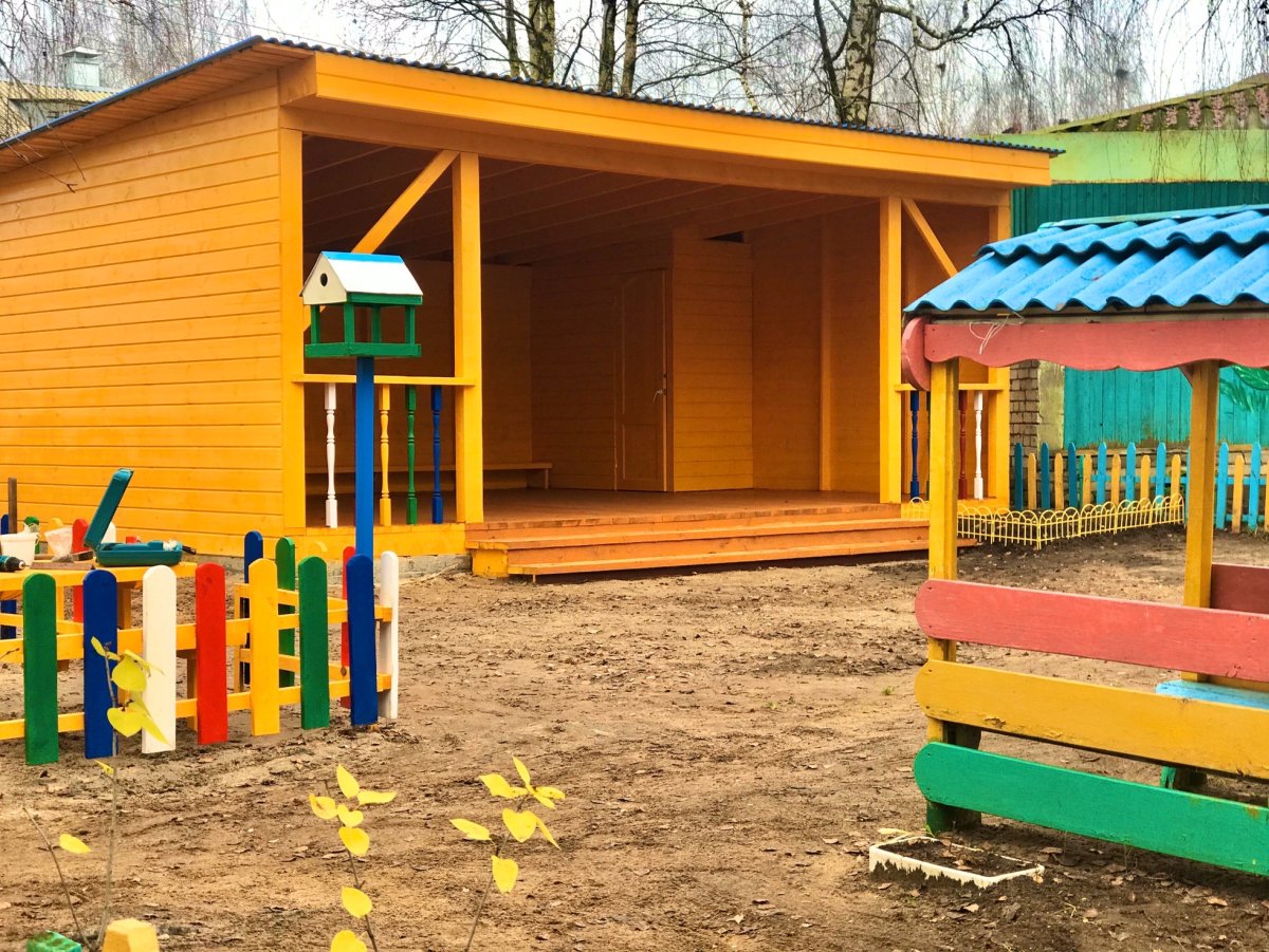 Веранда в садике