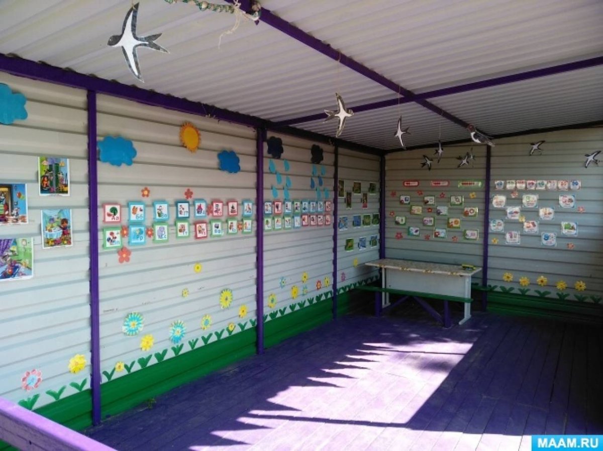 Веранда в детском саду