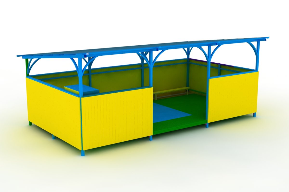 Теневые навесы КСИЛ для детских садов