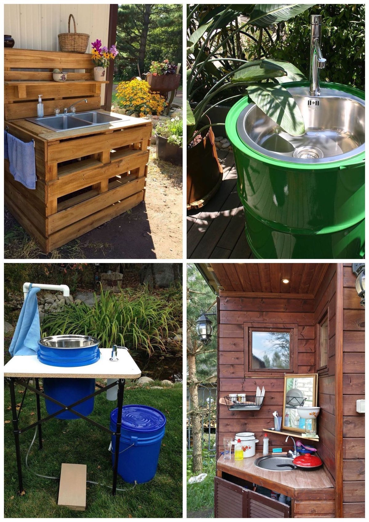 Раковина для дачи