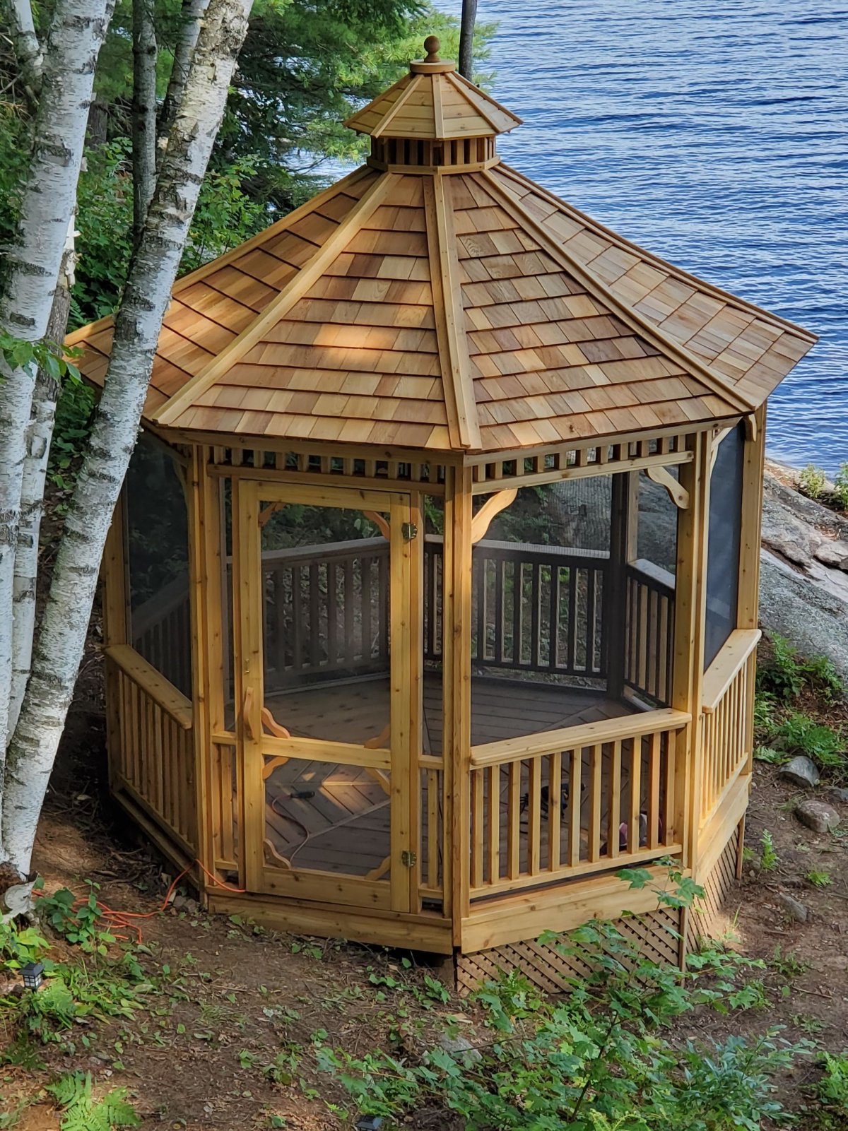 Беседка восьмигранный в китайском стиле