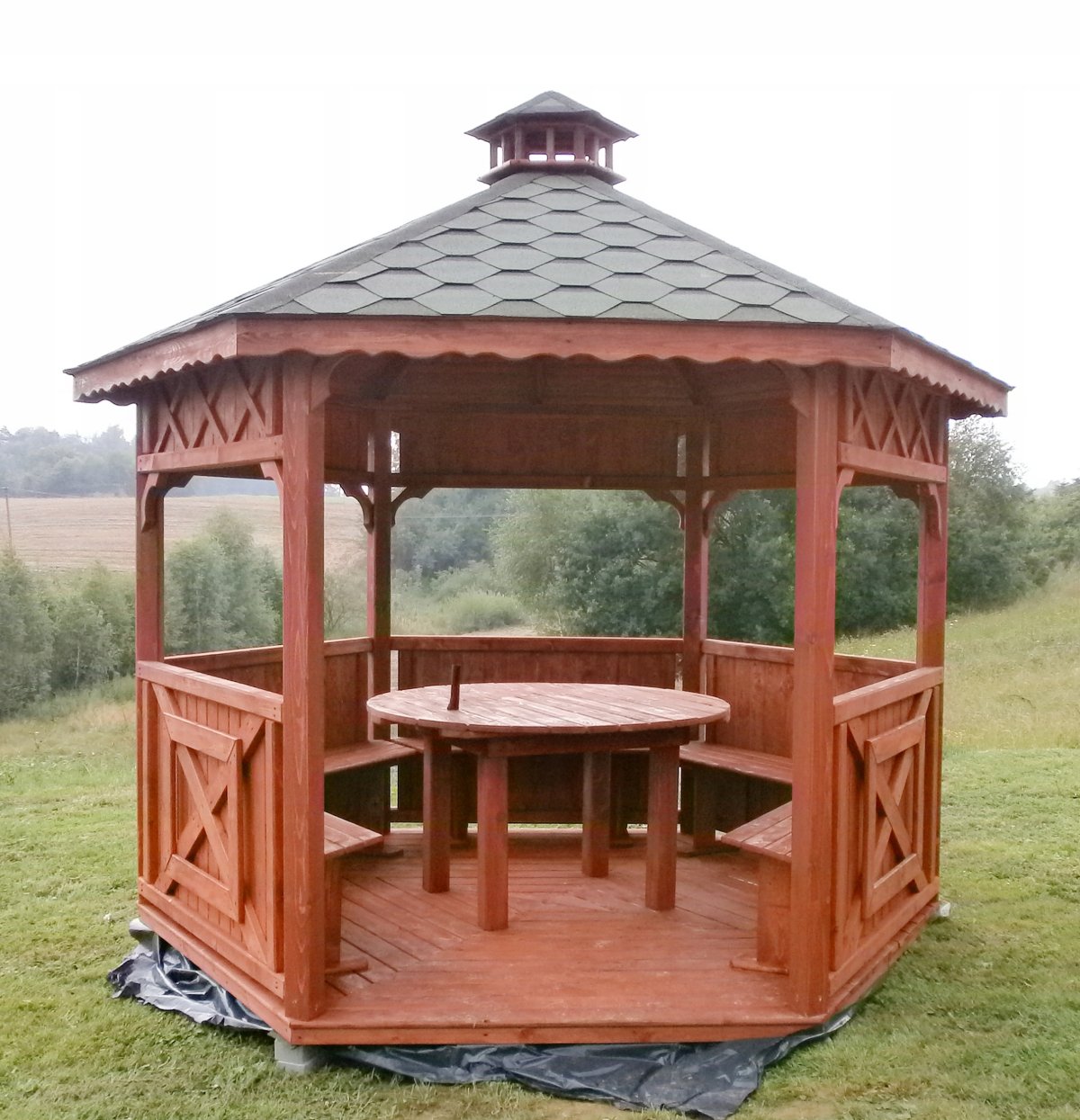 Беседка шестигранник