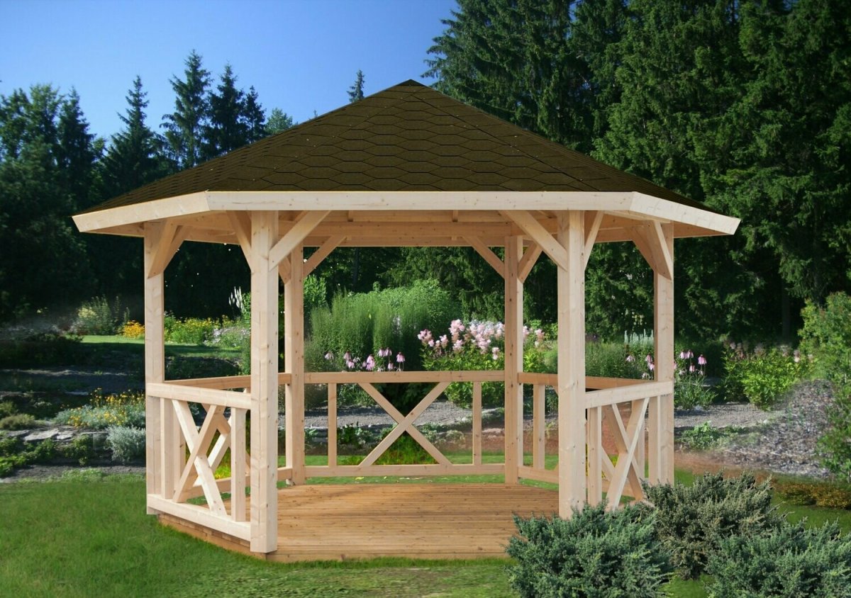 Wooden Gazebo беседки