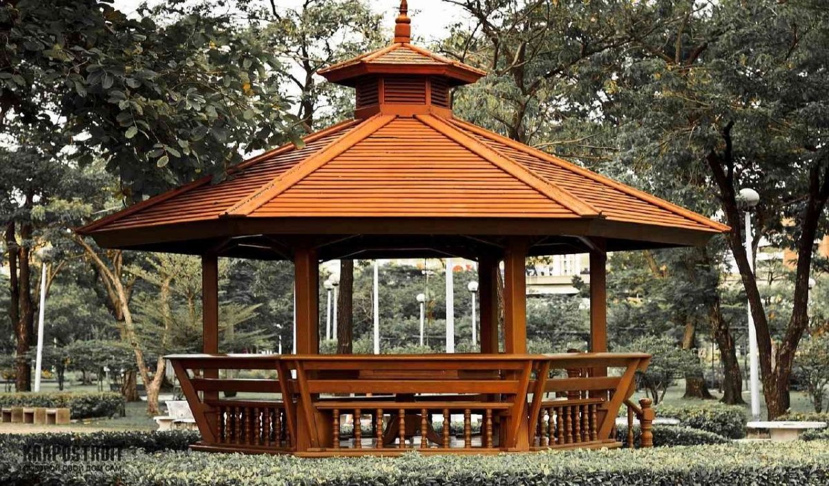 Шестигранная беседка