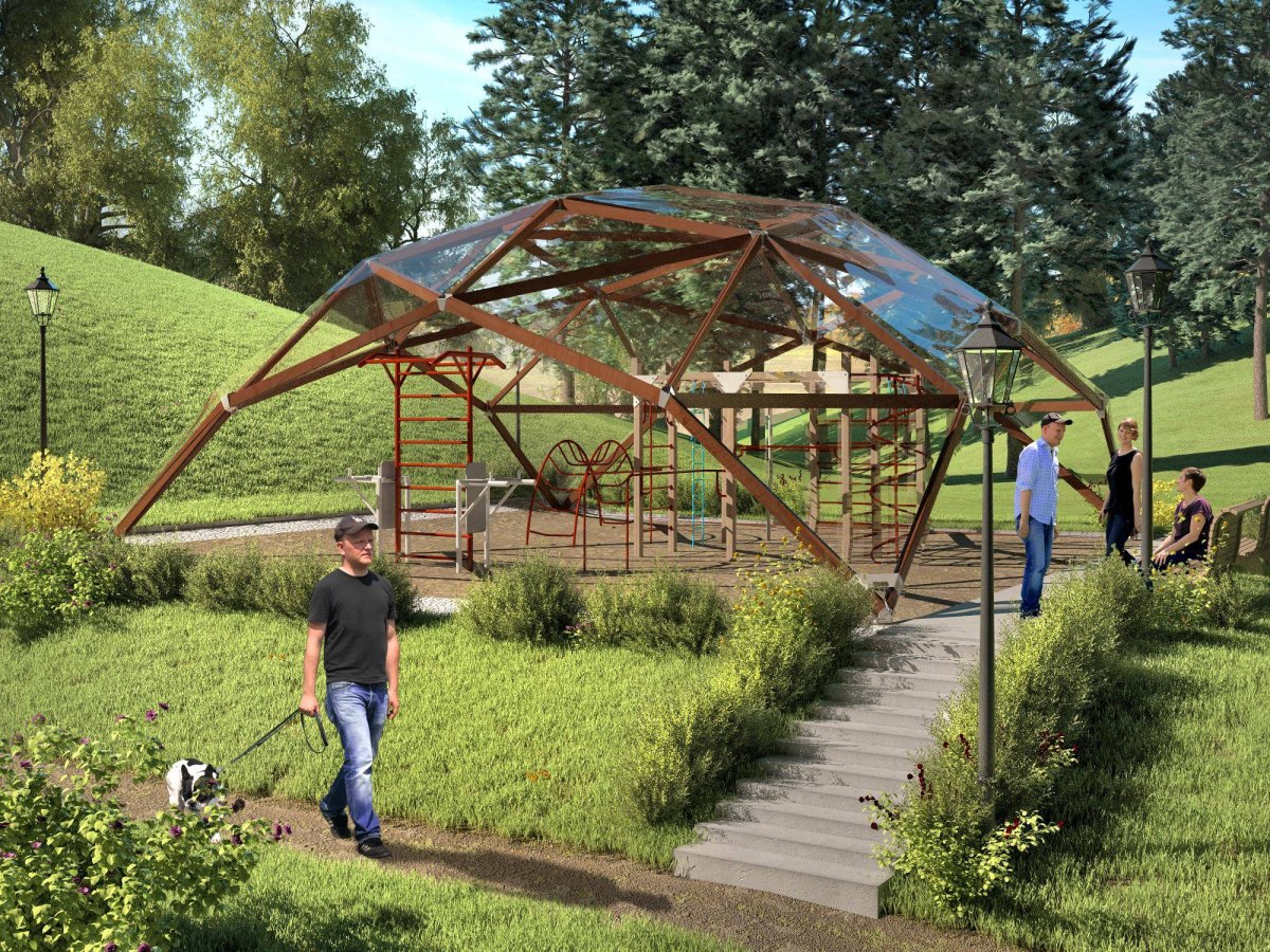 Шатер Квадросфера ОКТО-купол