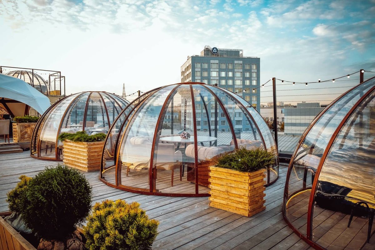 Геокупол веранда