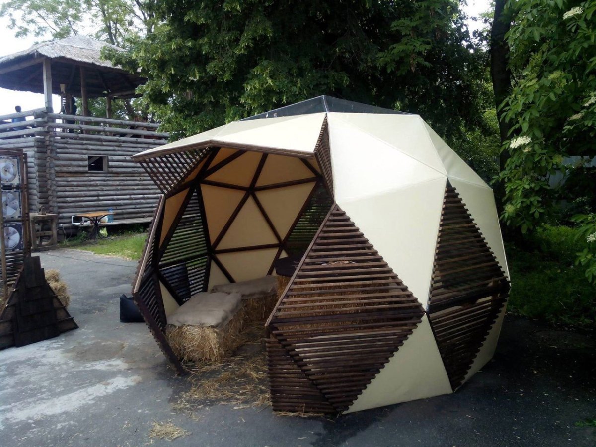 Геокупол веранда