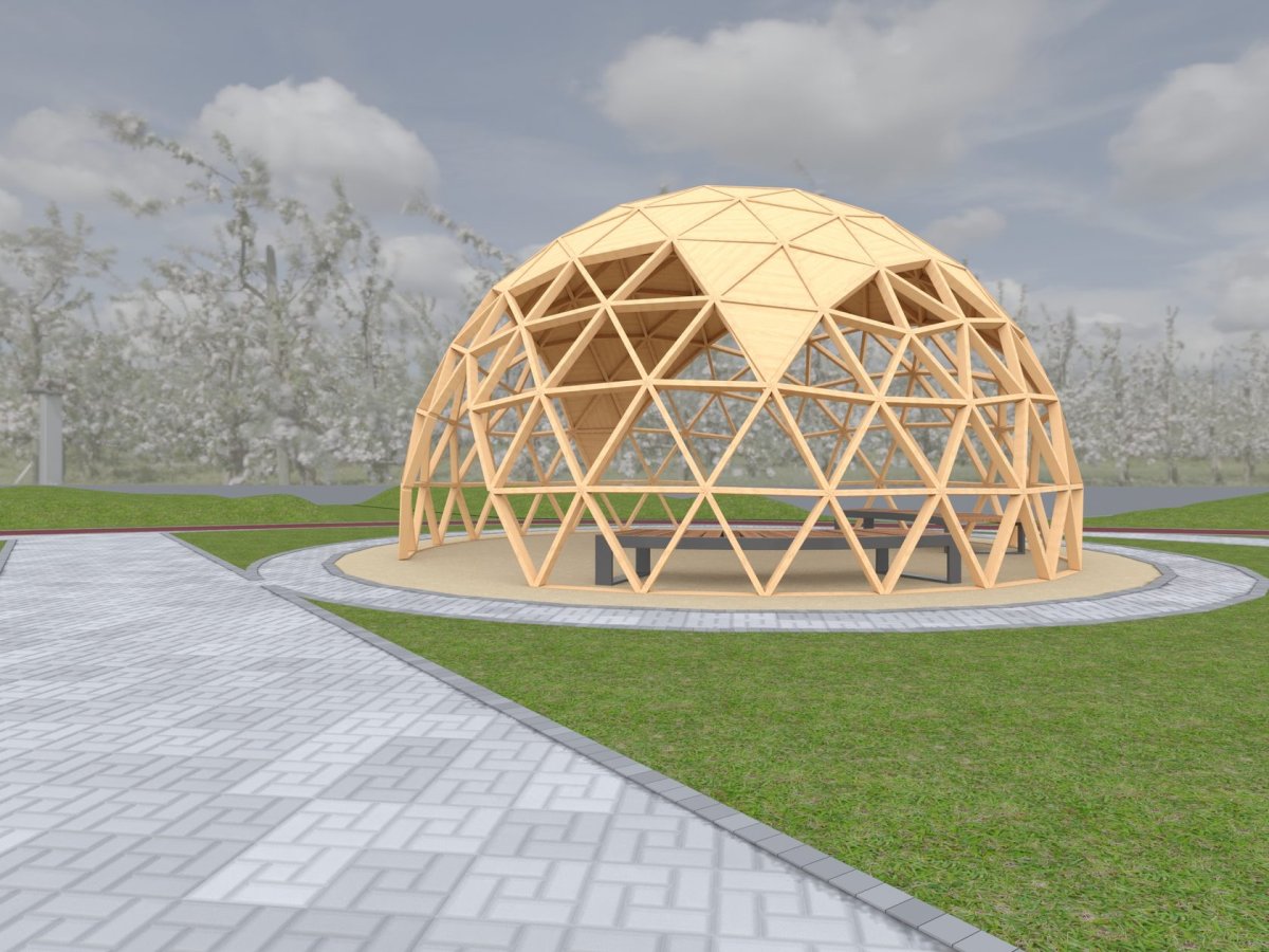 Беседка шар