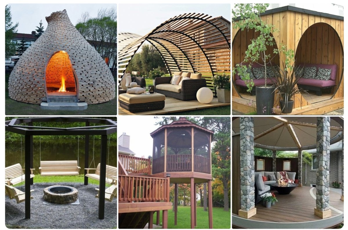 Необычные беседки