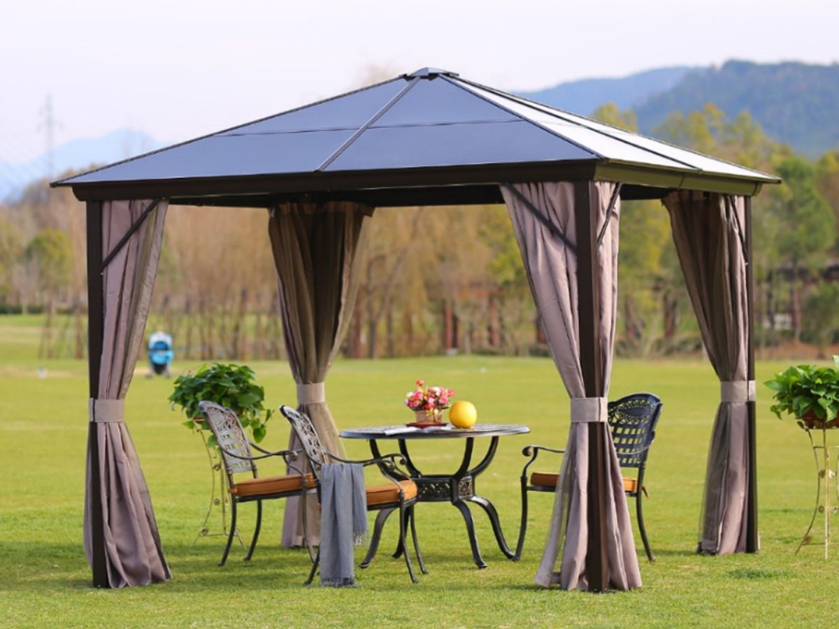 Садовый павильон Тауэр крыша поликарбонат