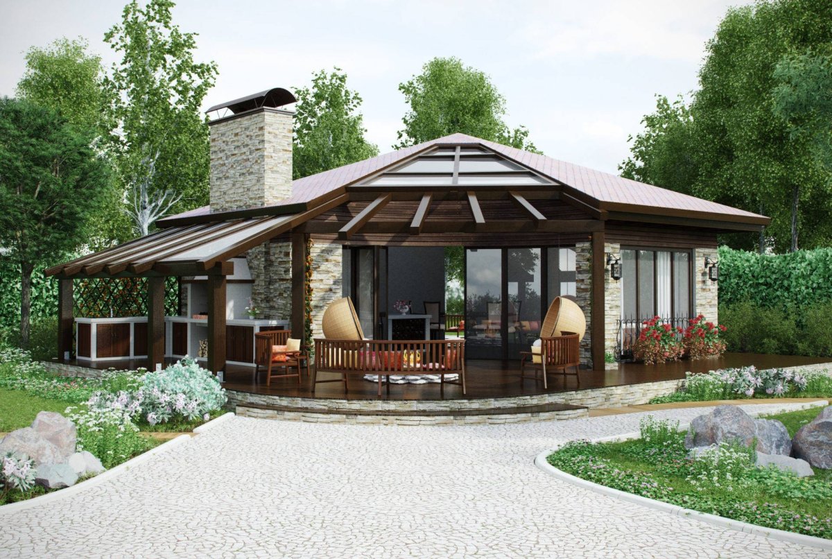 Терем беседка барбекю