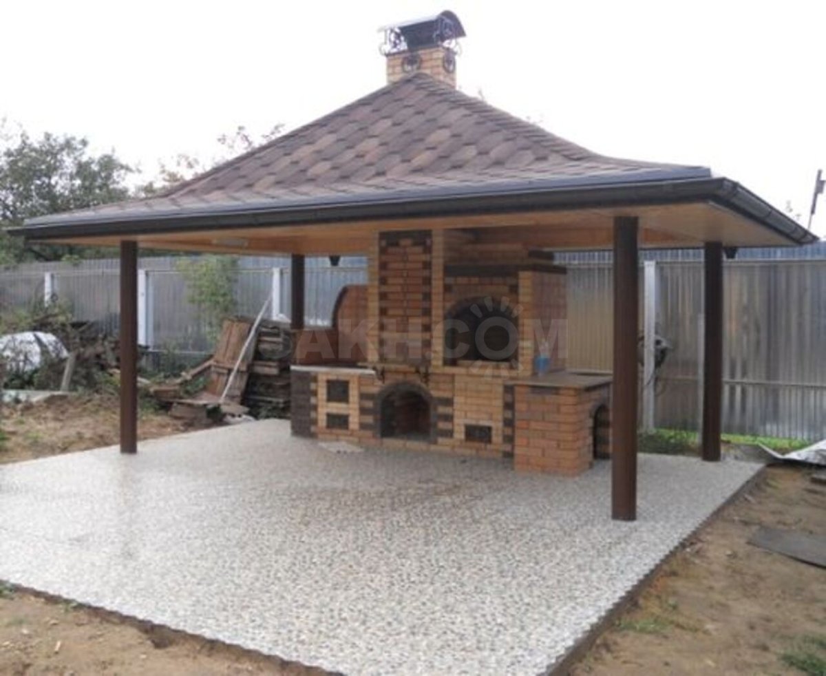 Беседки с мангалом для дачи