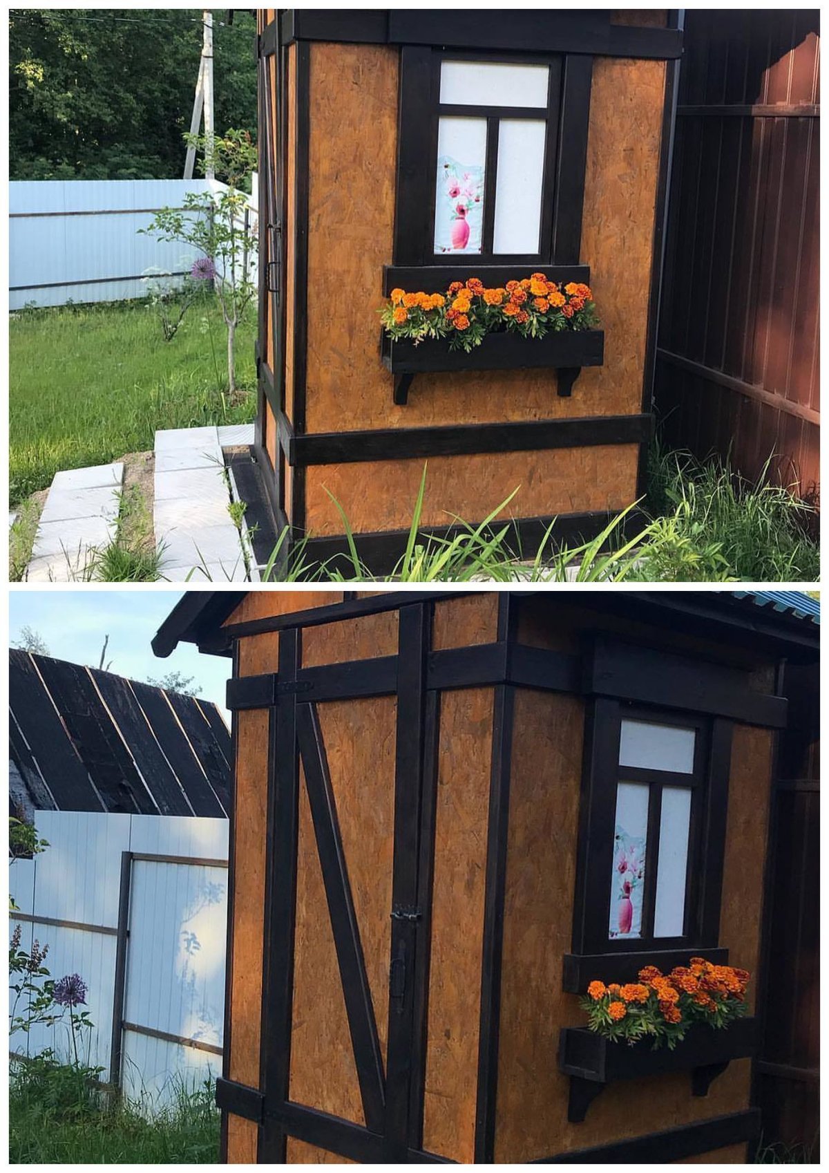 Креативный туалет на даче