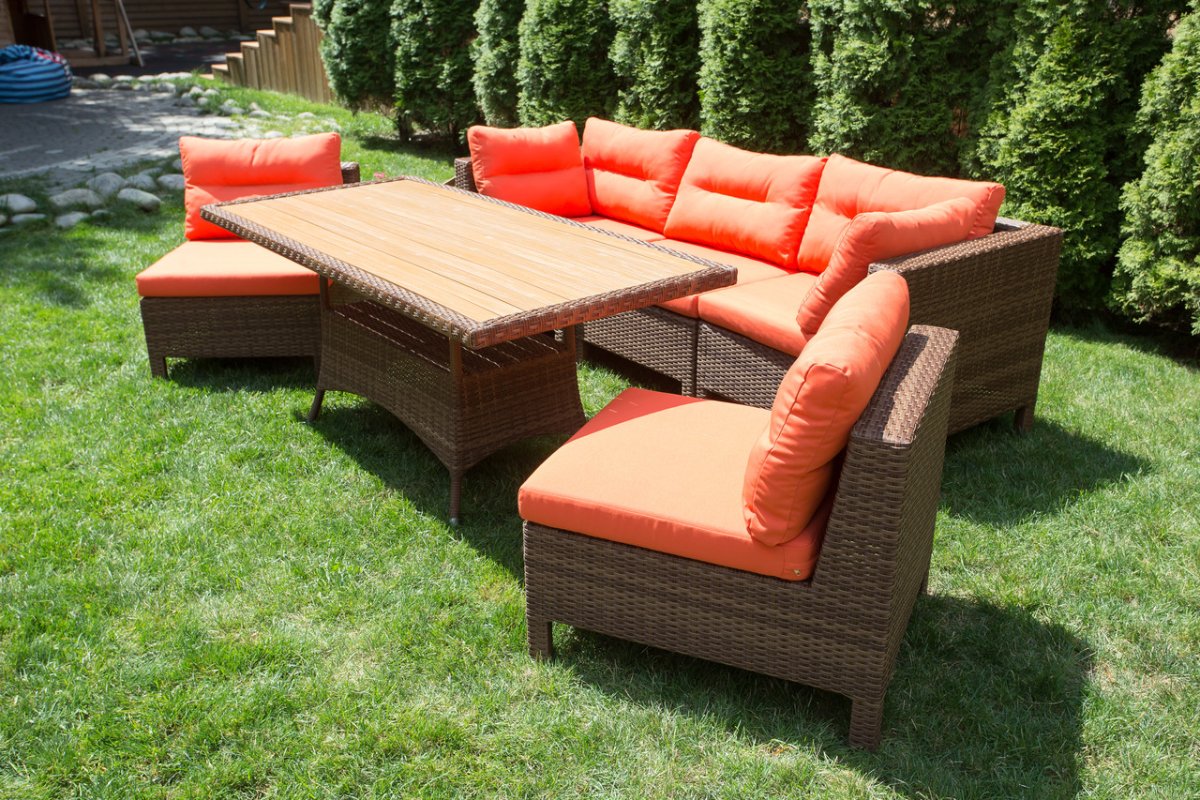 Фабрика плетеной мебели терраса Люкс