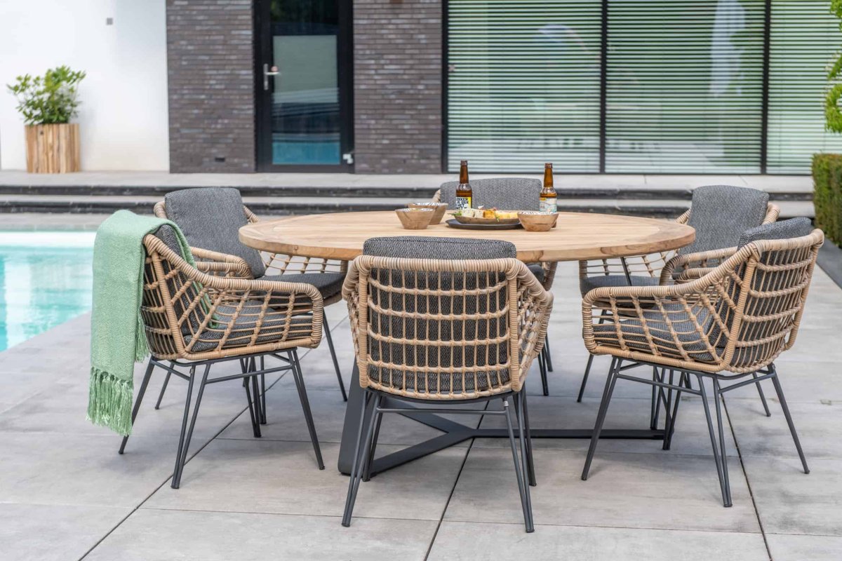 Мебель из ротанга для кафе