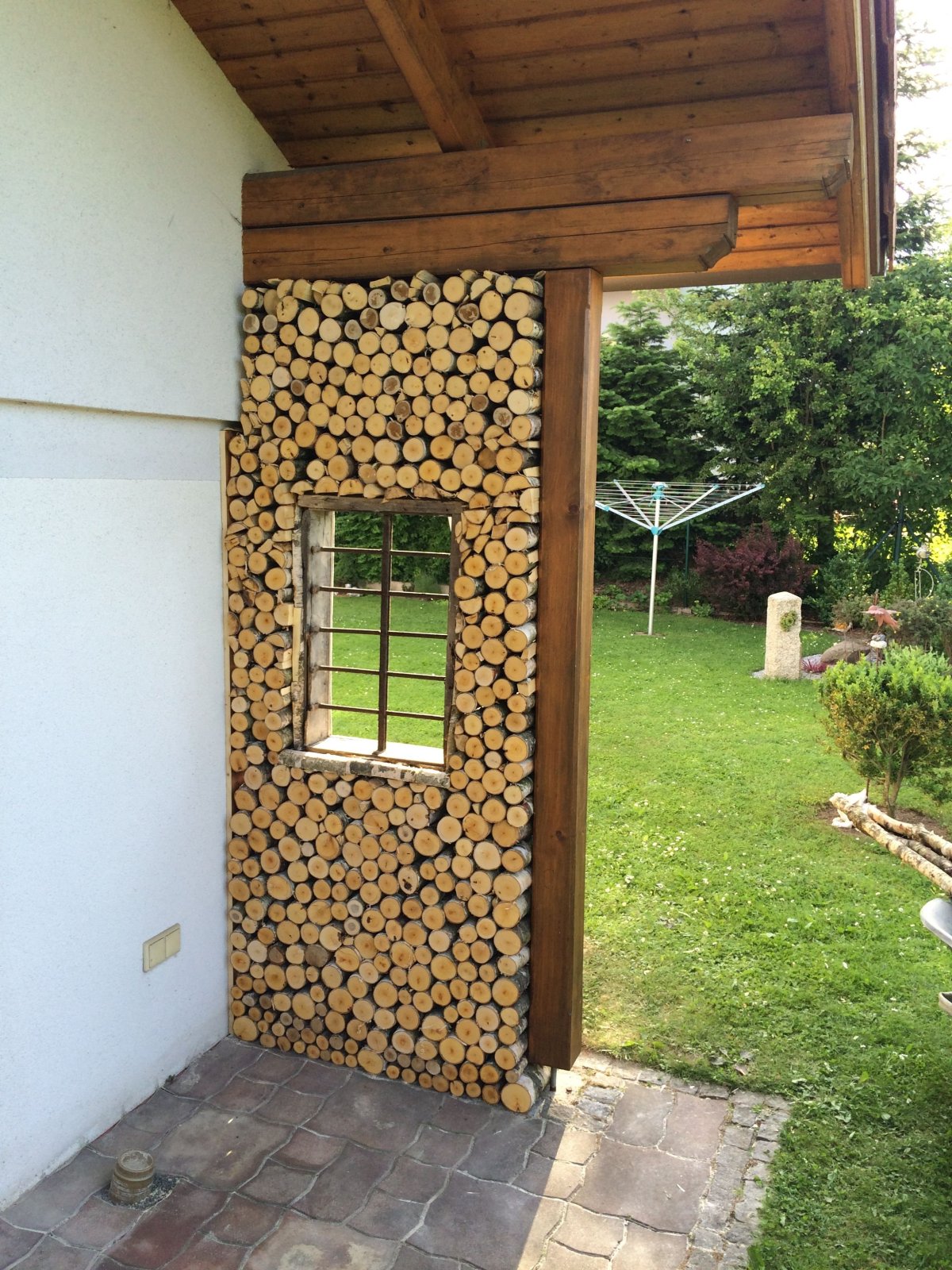 Дровник дизайнерский