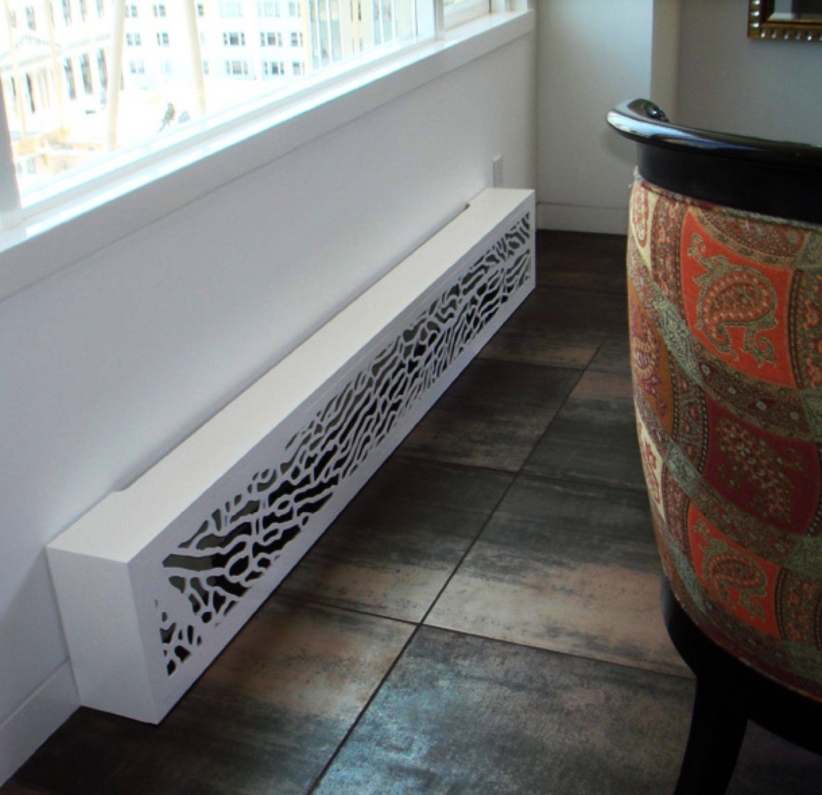 Экран для радиатора отопления декоративный