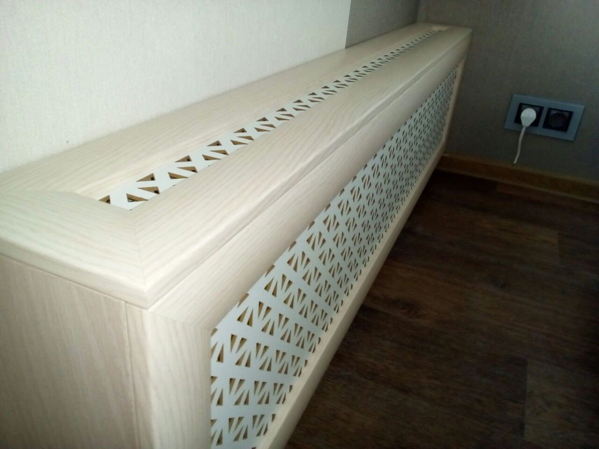 Декоративный короб для труб отопления