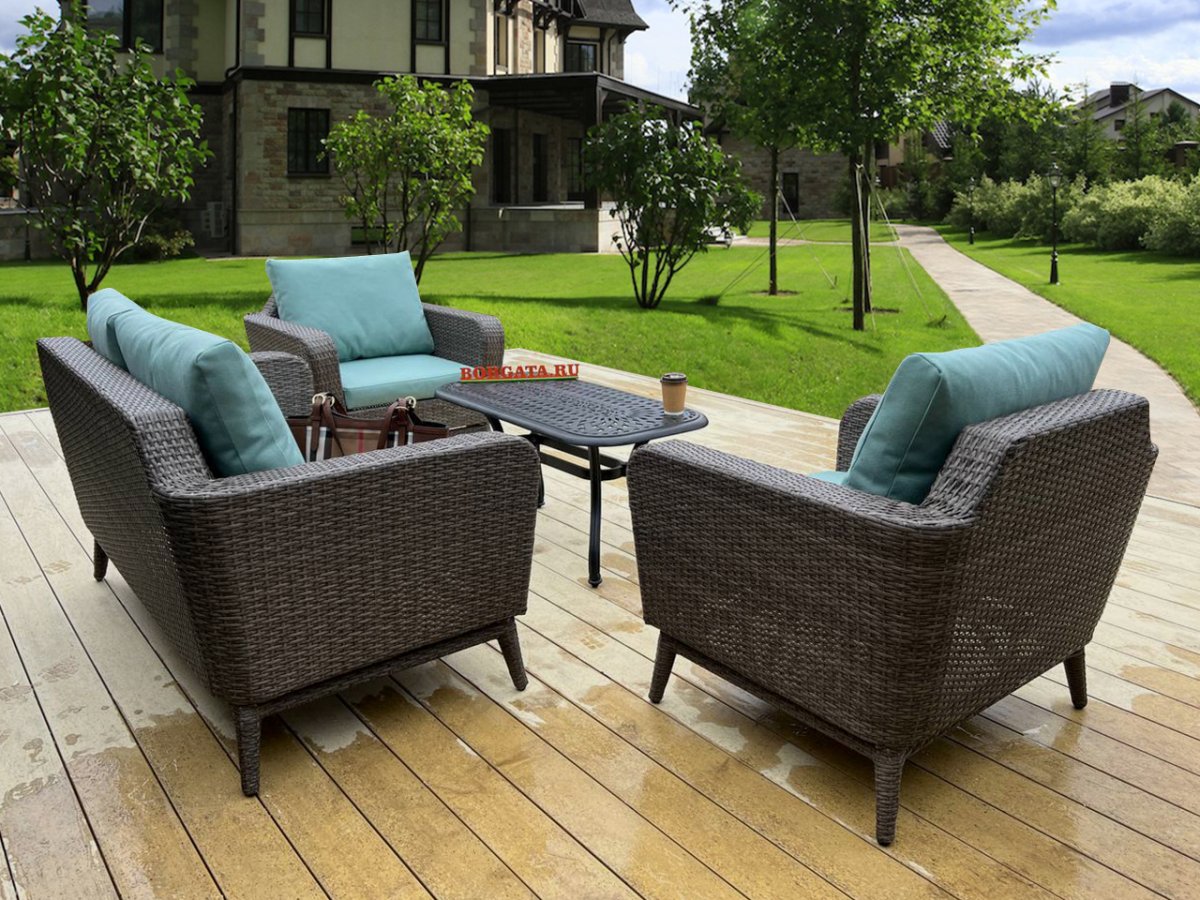 Боргата мебель из искусственного ротанга