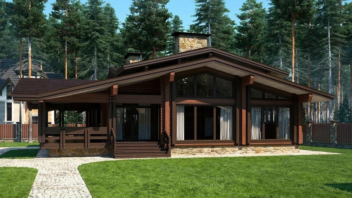 Юджин финский дом из клееного бруса