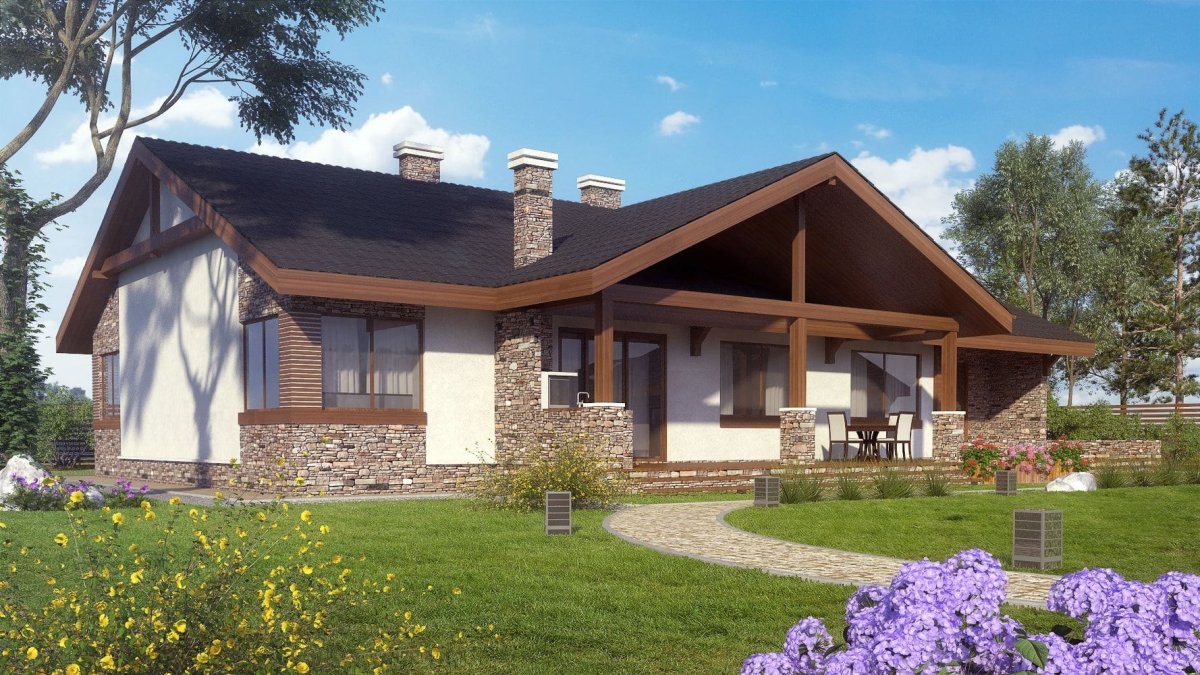 Одноэтажные Шале 150 м2